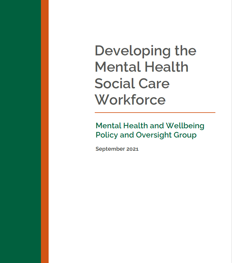 Developing the Mental Health Social Care Workforce – cover