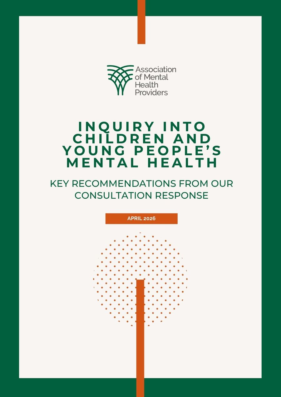 Inquiry into Children and Young People’s Mental Health – Summary of Our Key Recommendations – cover
