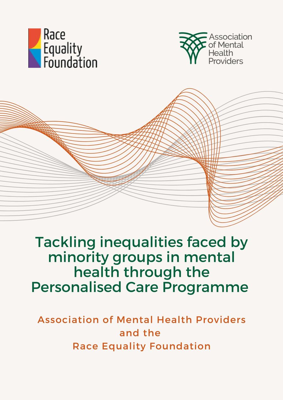 Tackling inequalities faced by minority groups in mental health through the Personalised Care Programme – cover